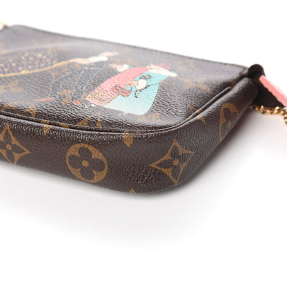 Louis Vuitton Monogram Illustre Mini Pochette Accessories Rose 8 of 8