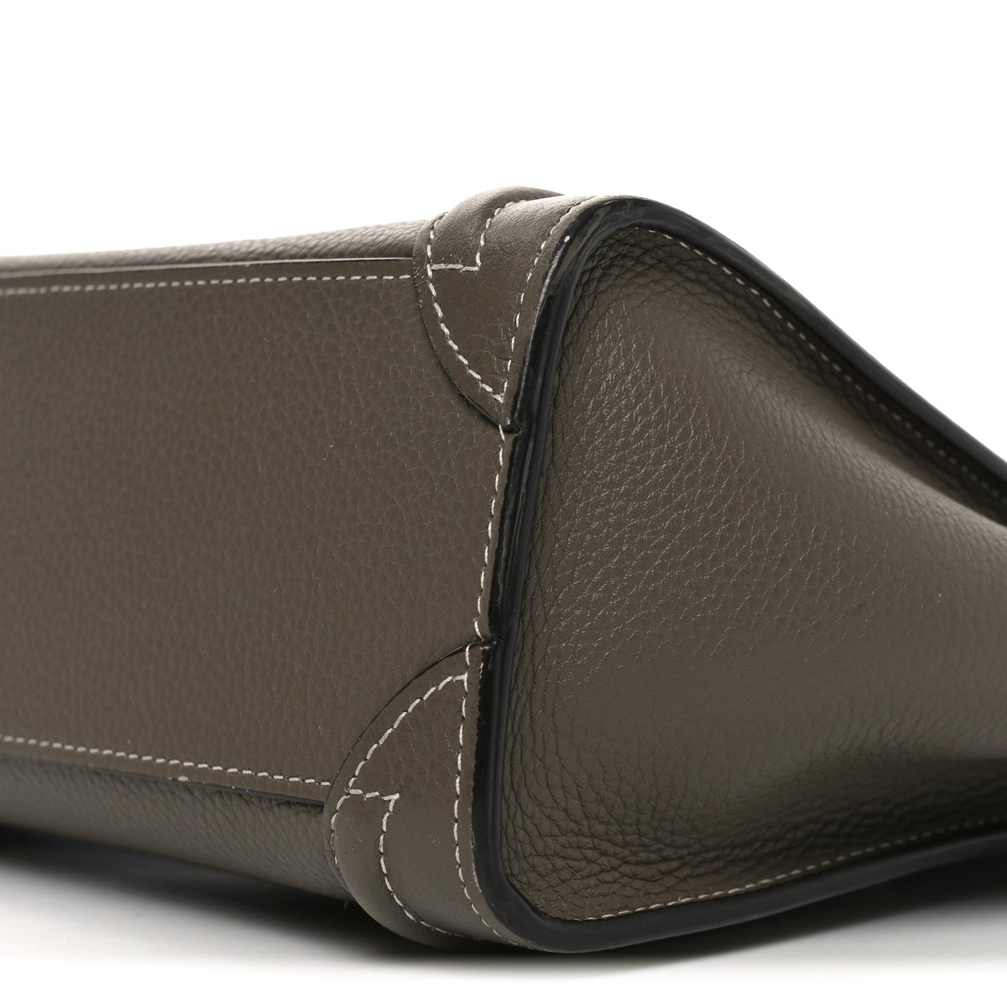 Drummed Calfskin Nano Luggage Souris