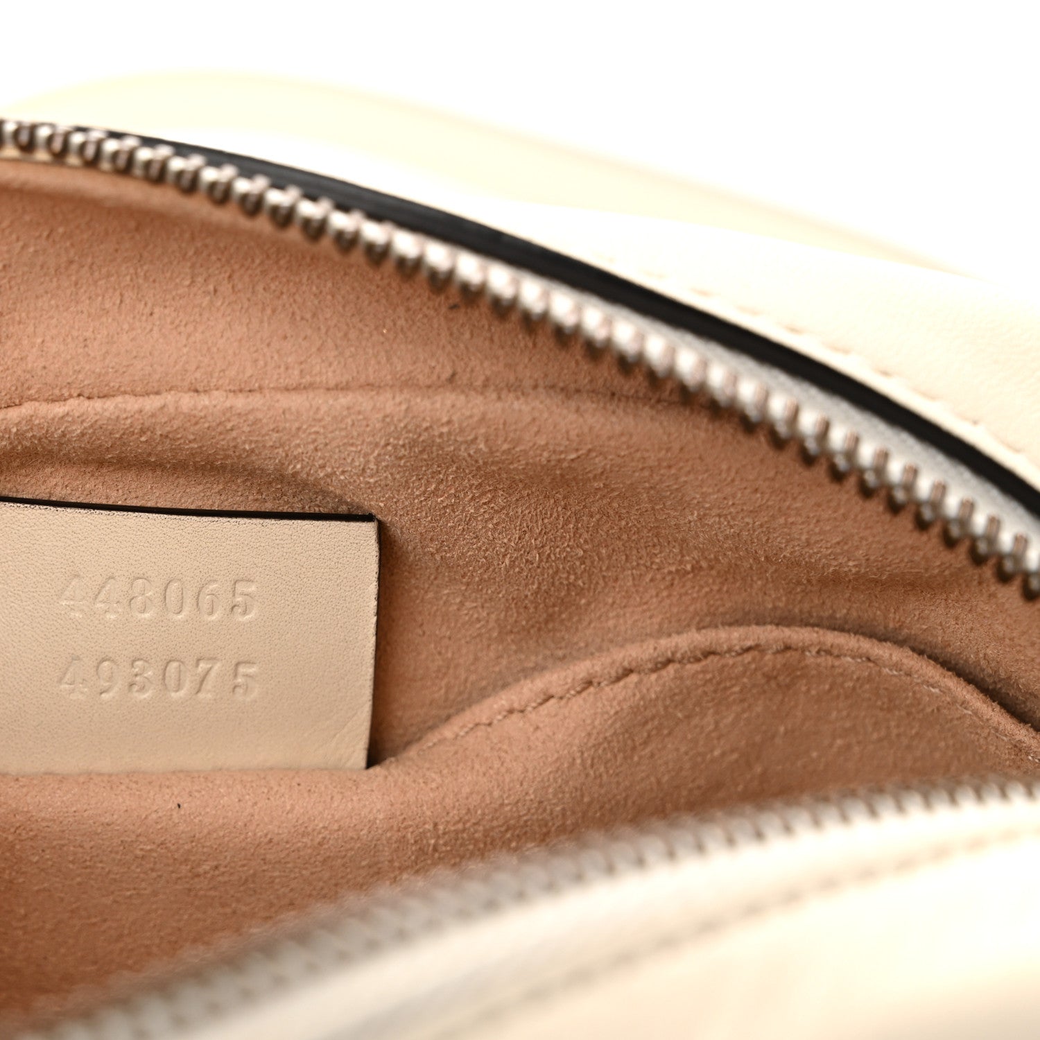 Gucci Calfskin Matelasse Mini GG Marmont Chain Shoulder Bag White 7 of 10