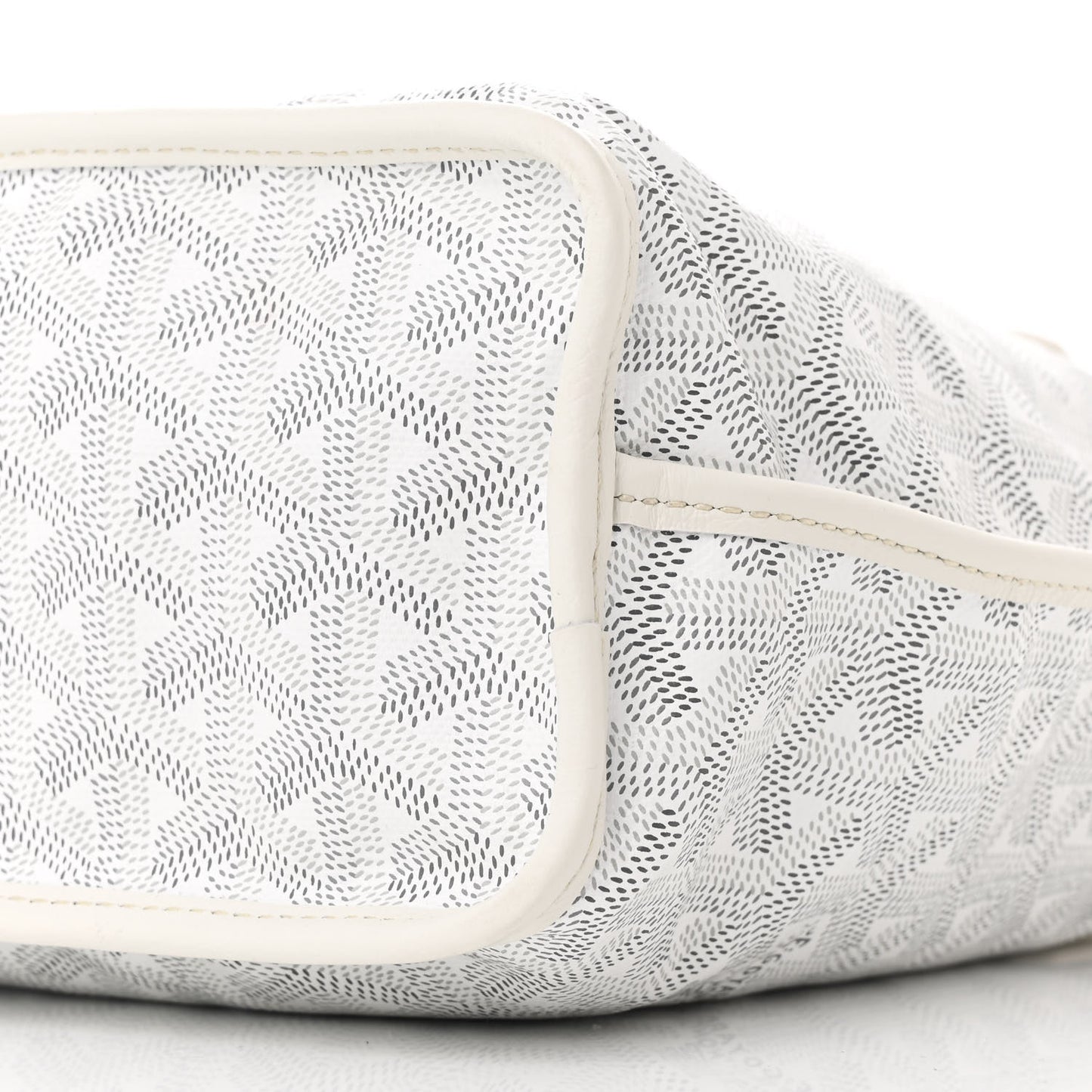 Goyardine Reversible Mini Anjou White