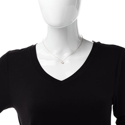 Van Cleef & Arpels 18K Yellow Gold Mother of Pearl Sweet Alhambra Pendant Necklace 2 of 8