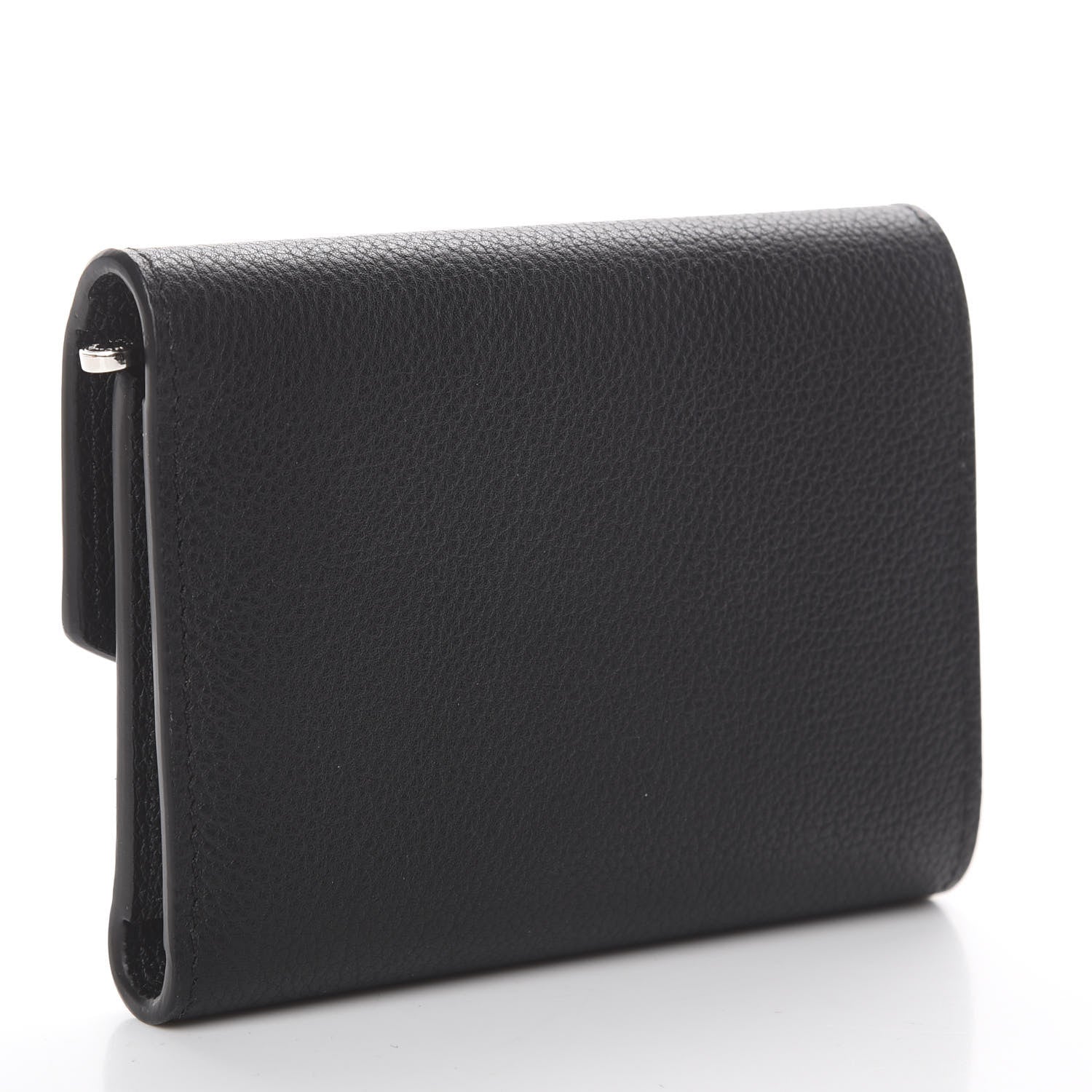 Louis Vuitton Soft Calfskin My Lockme Compact Wallet Black 2 of 5
