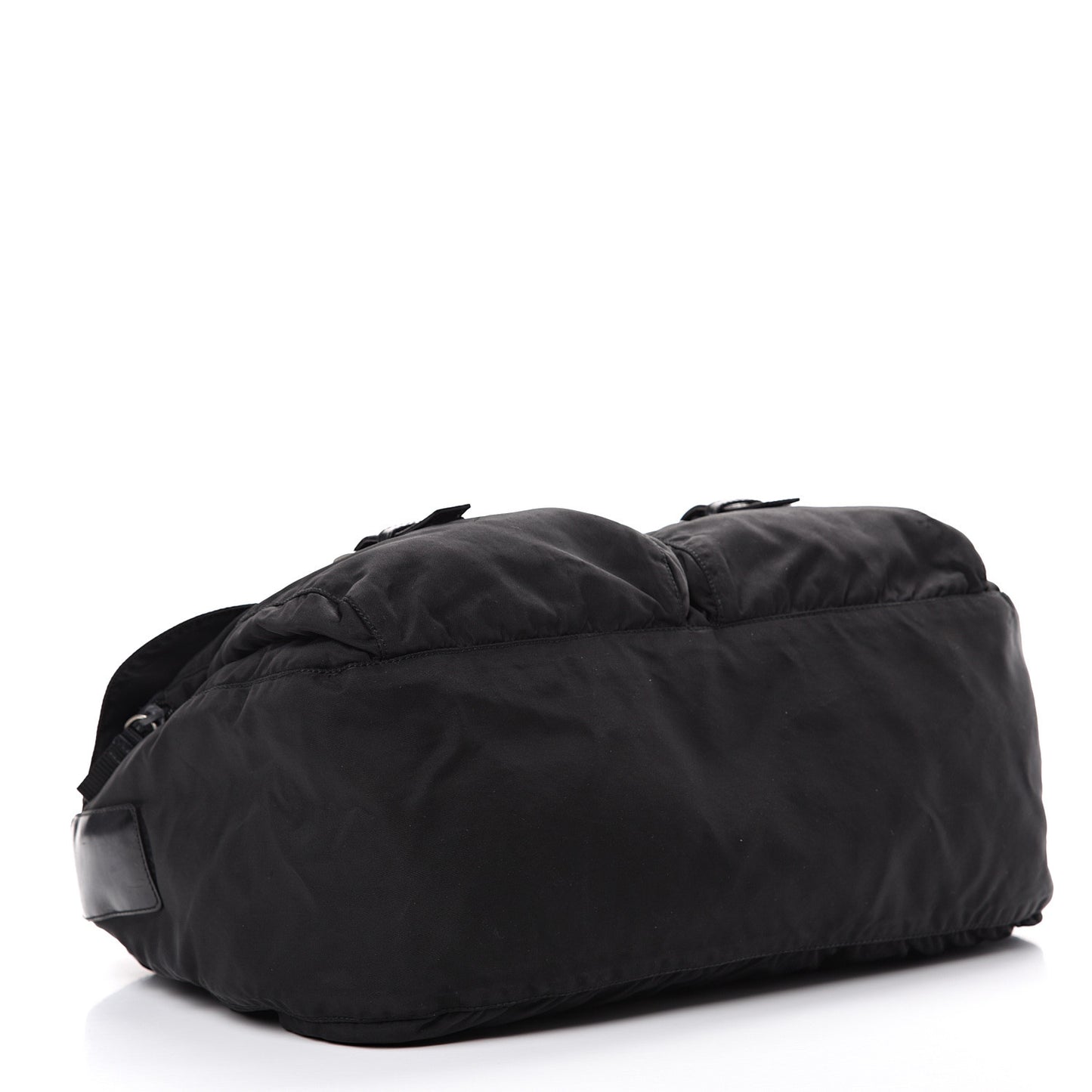 Nylon Vela Sport Messenger Bag Black