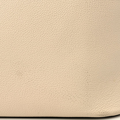 Louis Vuitton Calfskin Lockme Bucket Soie Quartz Calla 14 of 14