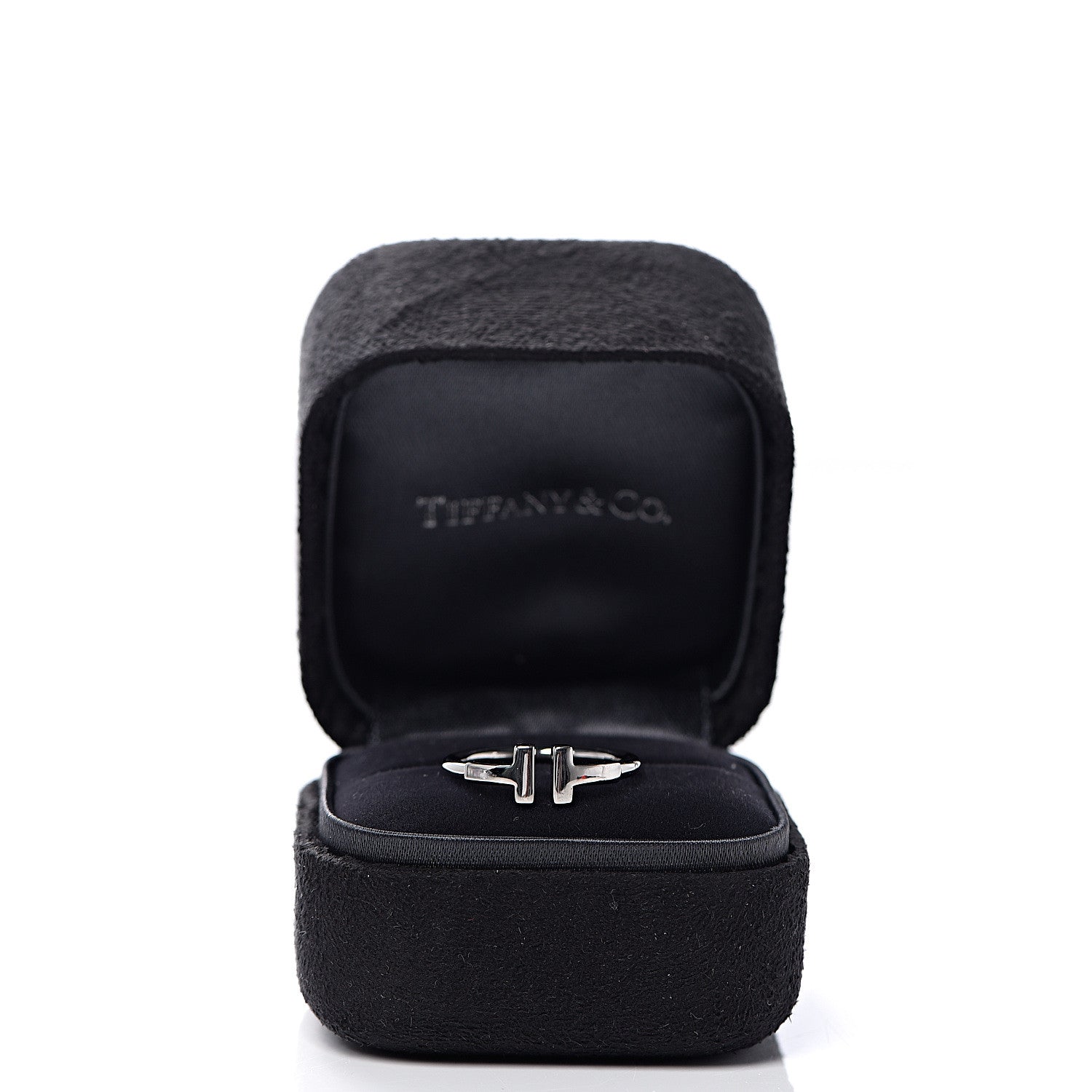 Tiffany 18K White Gold T Wire Ring 49 5 5 of 5