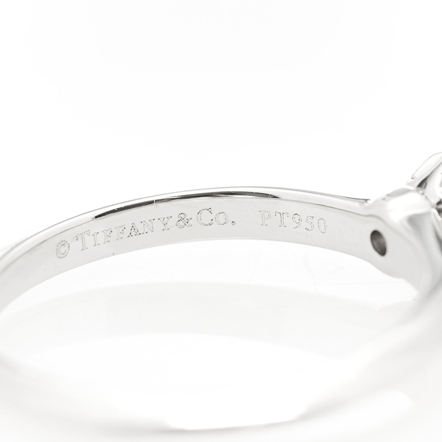 Platinum Diamond .31ct Solitaire Engagement Ring 51 5.75