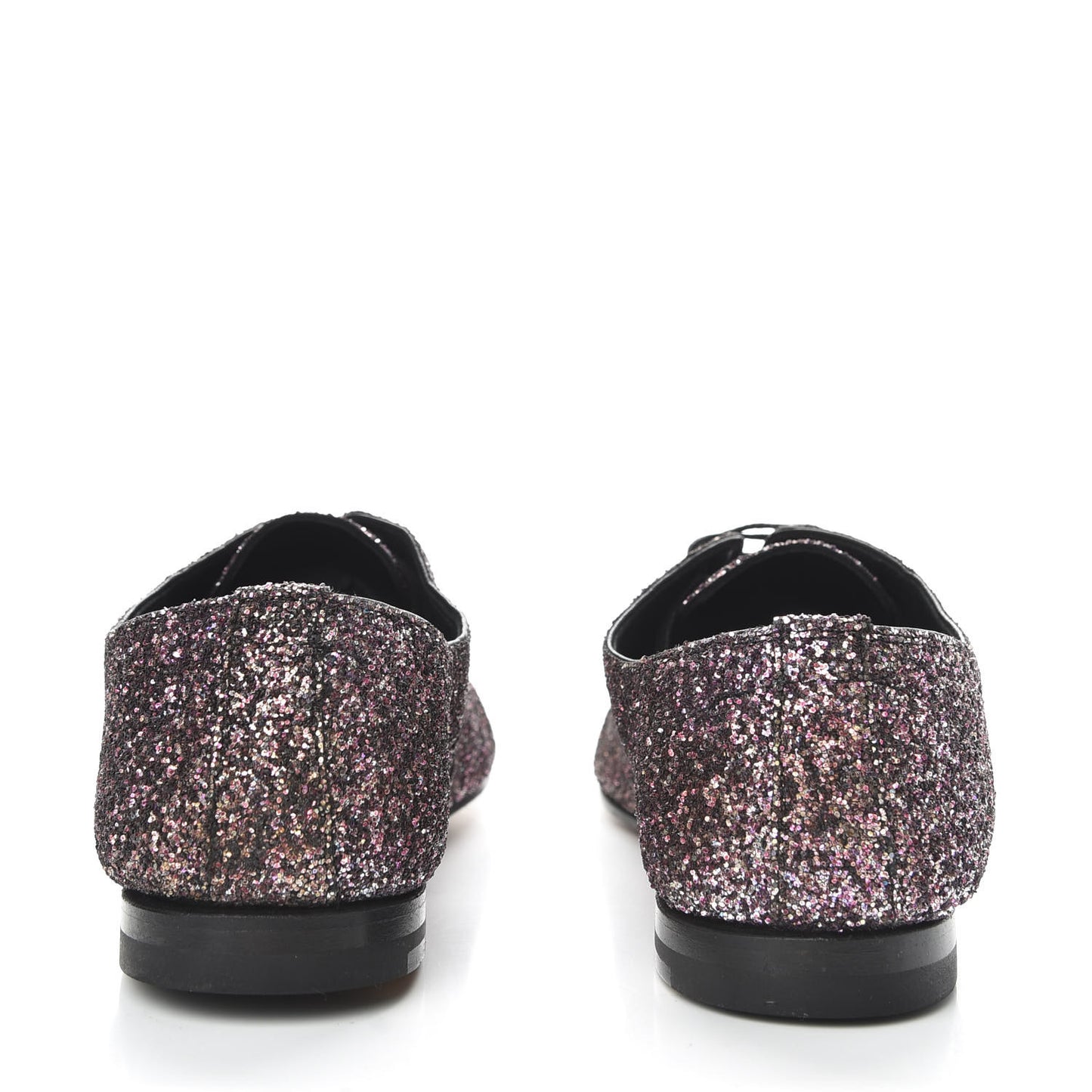 Calfskin Glitter Oxfords 39 Pink