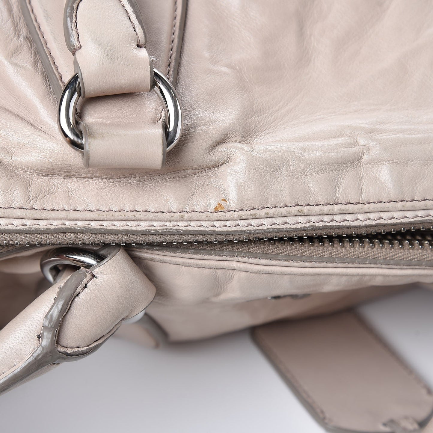 Nappa Antique Satchel Pomice