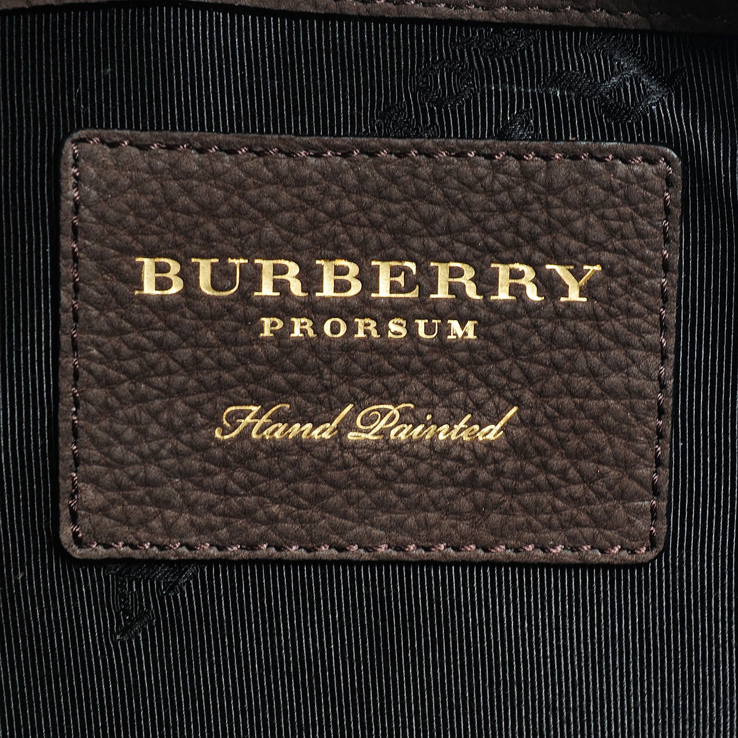 Burberry Prorsum Nubuck Hand Painted Bloomsbury Brown 6 of 9