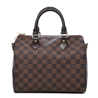 Louis Vuitton Damier Ebene Speedy Bandouliere 25 1 of 10
