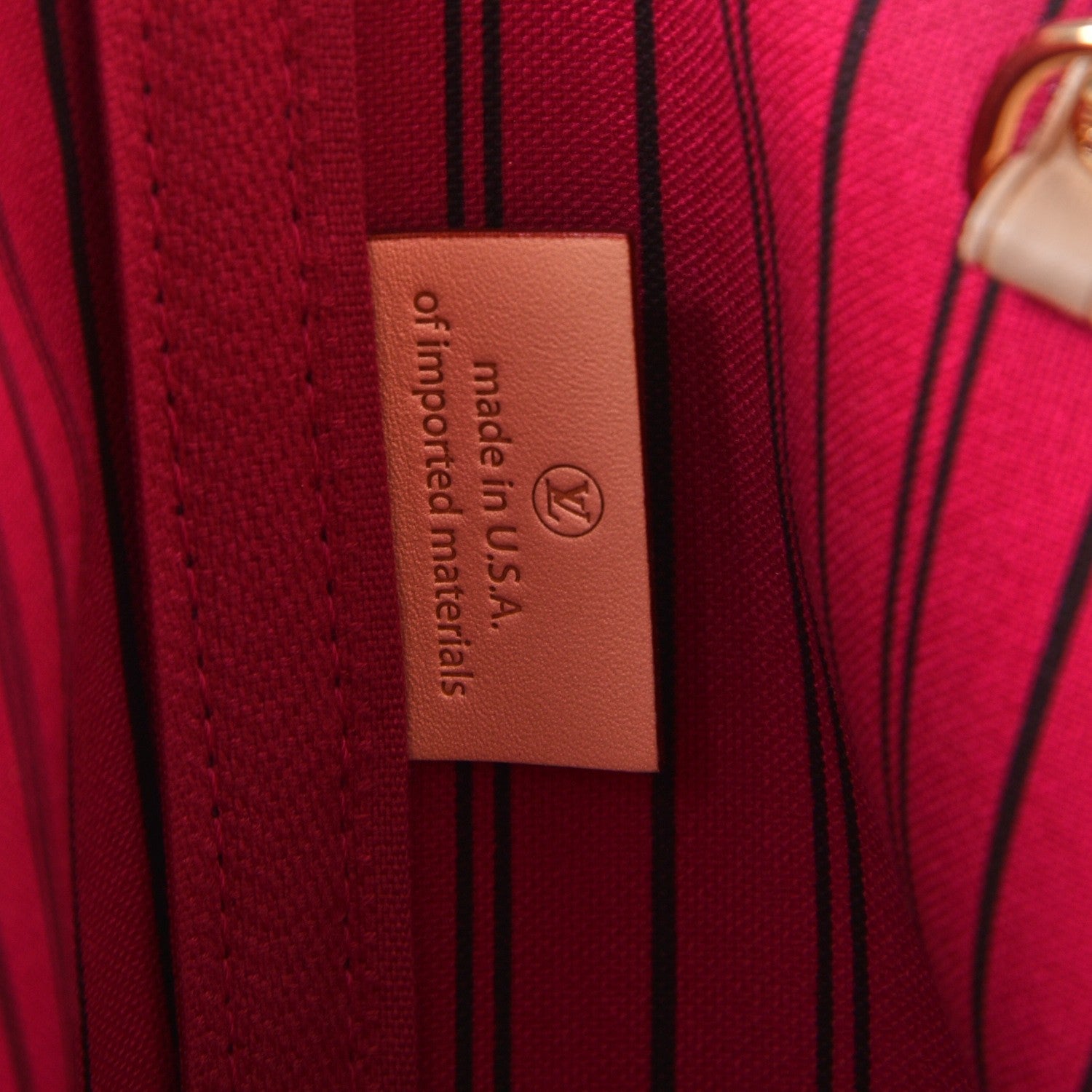 Louis Vuitton Monogram Hawaii V Neverfull MM Hot Pink 9 of 10