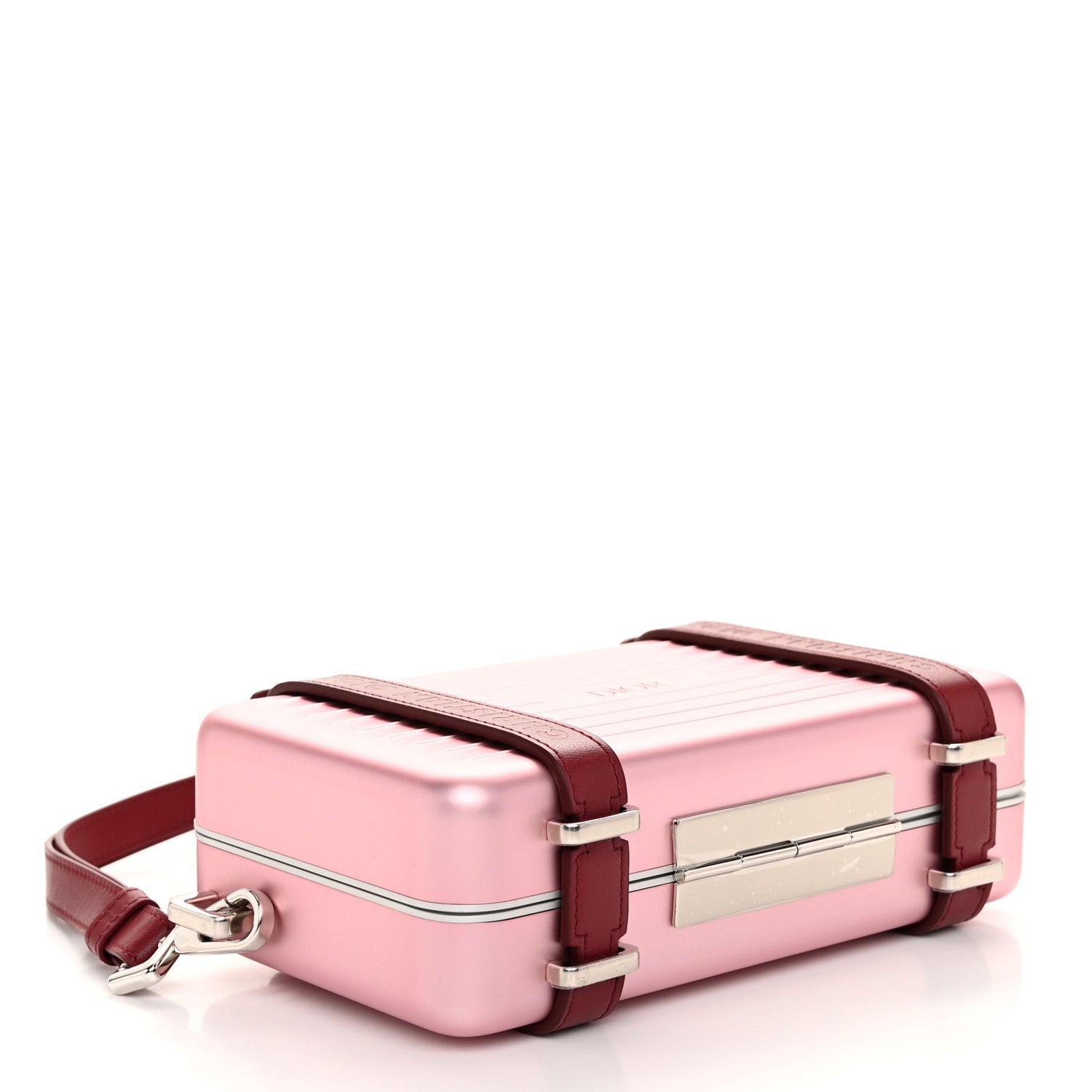 Christian Dior X RIMOWA Aluminum Personal Clutch On Strap Rose 4 of 11