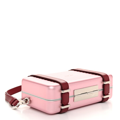 Christian Dior X RIMOWA Aluminum Personal Clutch On Strap Rose 4 of 11