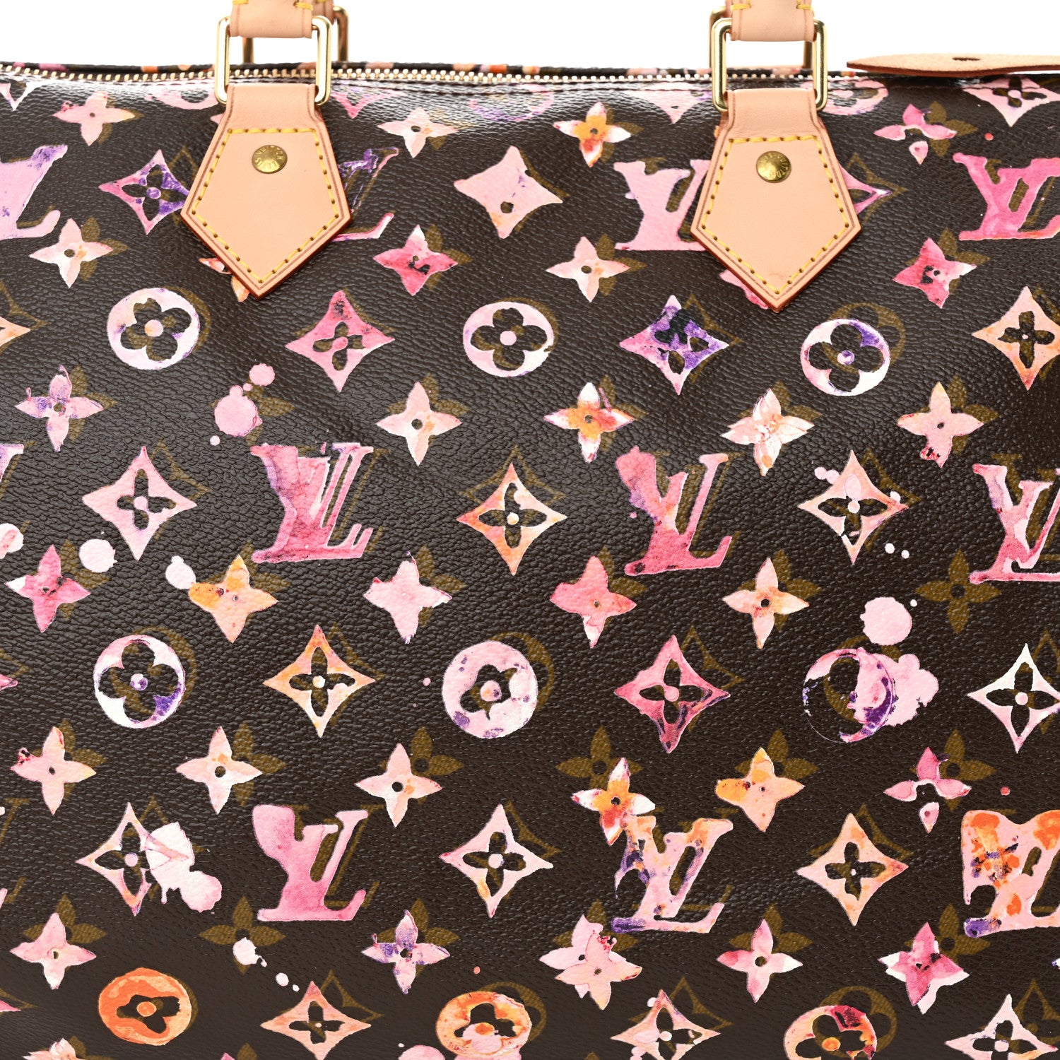 Louis Vuitton Watercolor Aquarelle Speedy 35 Brown 7 of 9