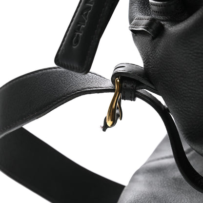 Chanel Calfskin Duffel Bag Black 10 of 16