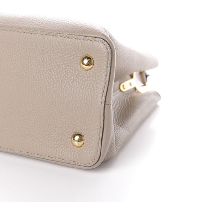 Louis Vuitton Taurillon Capucines MM Galet 9 of 9