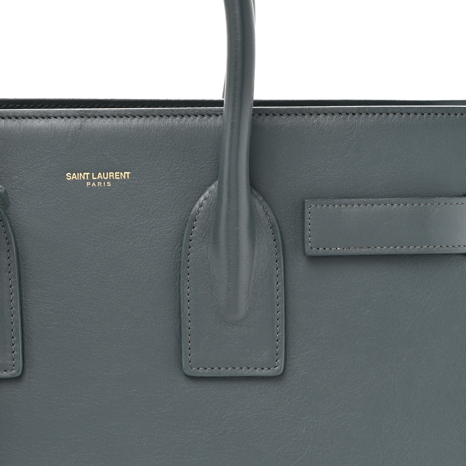 Saint Laurent Calfskin Small Sac De Jour Fog 9 of 15