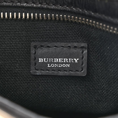 Burberry Haymarket Check Buckle Crossbody Bag Black 6 of 12