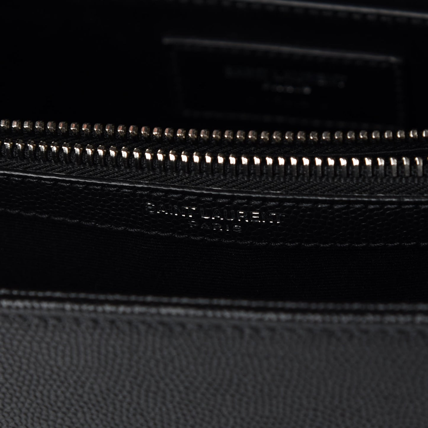Grain De Poudre Medium West Hollywood Monogram Fold-Over Black