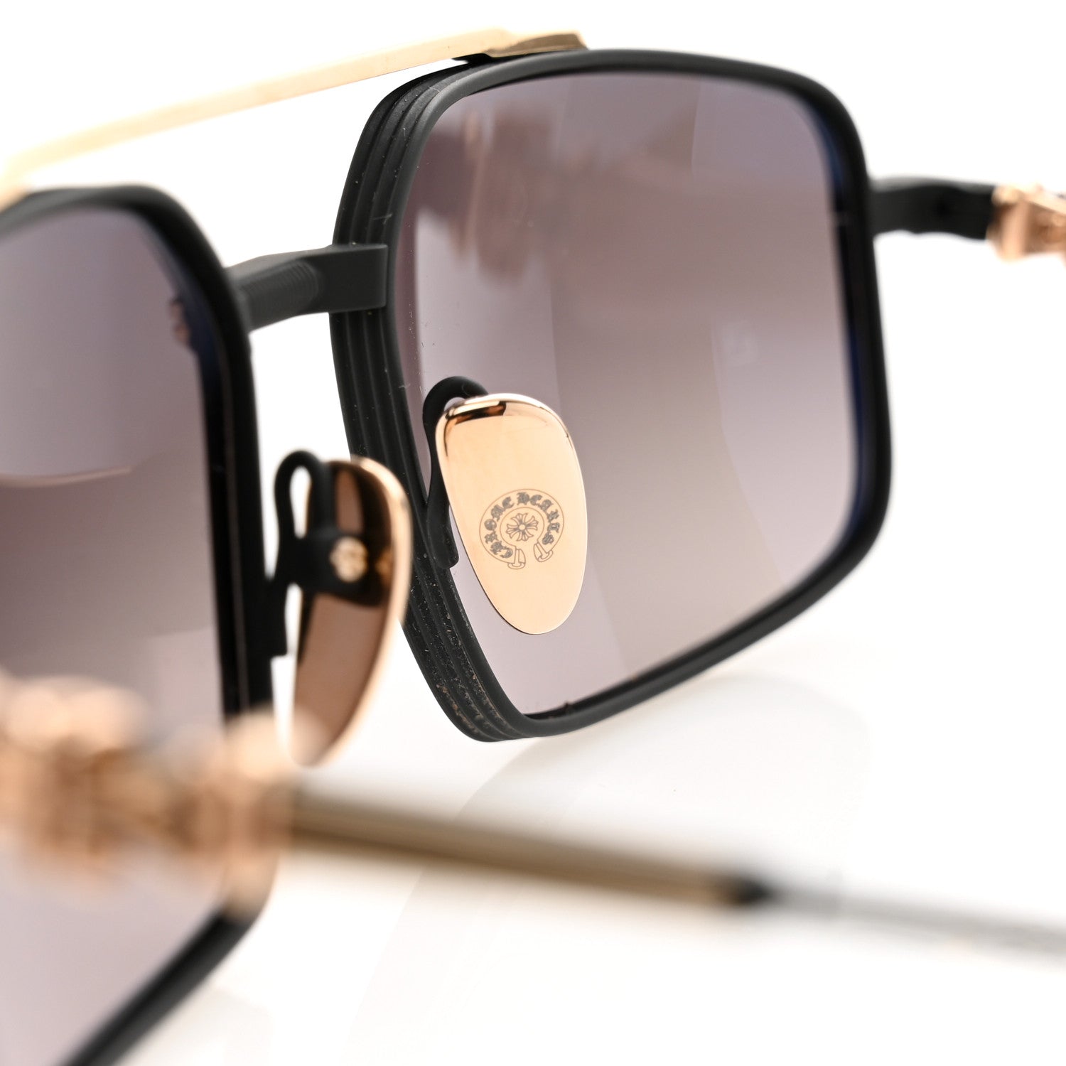 Chrome Hearts Lick'n Sunglasses Matte Black Rose Gold 1445909