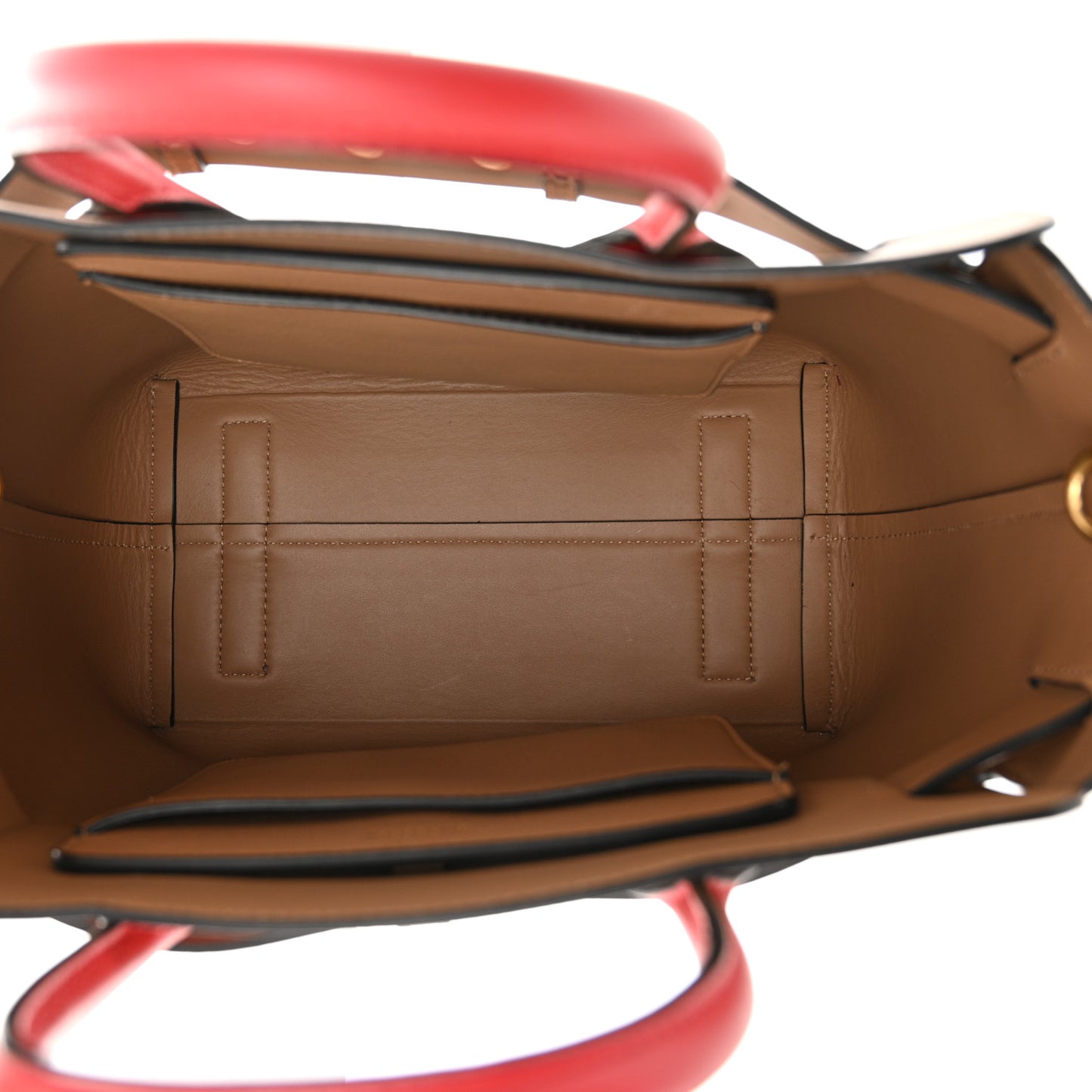 Soft Grain Calfskin Small Belt Bag Camel Red