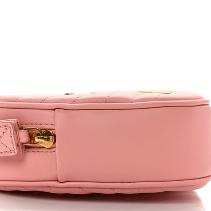 Louis Vuitton Calfskin Embellished New Wave Love Lock Heart Bag Rose Pomettes 7 of 8
