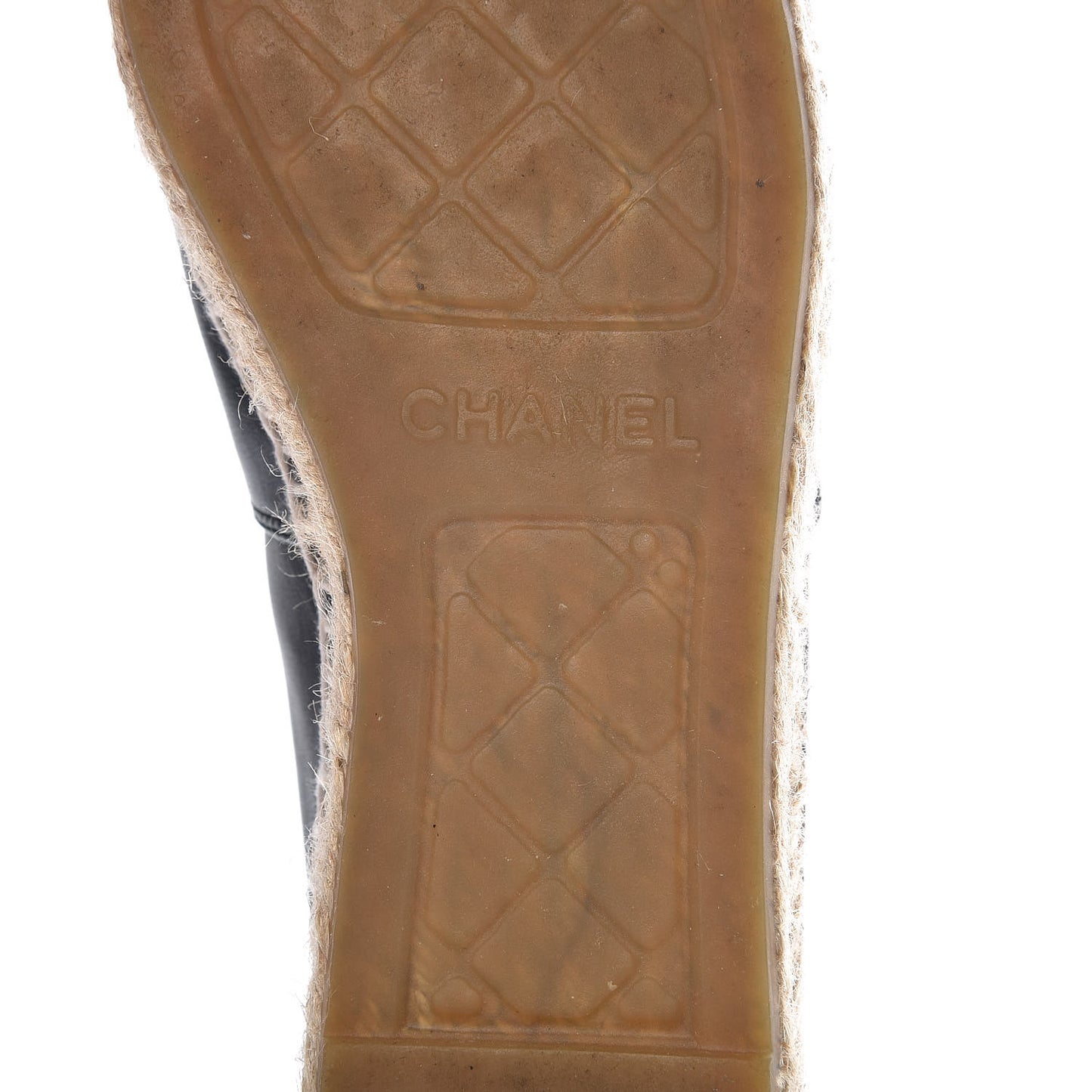 Lambskin CC Espadrilles 36 Black