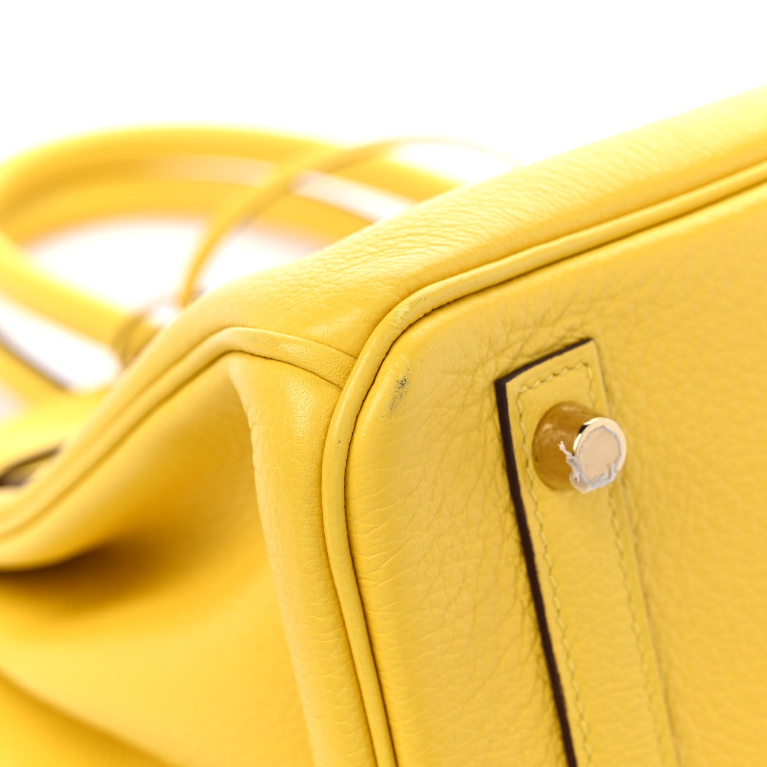 Hermes Taurillon Novillo Birkin 30 Jaune De Naples 9 of 13