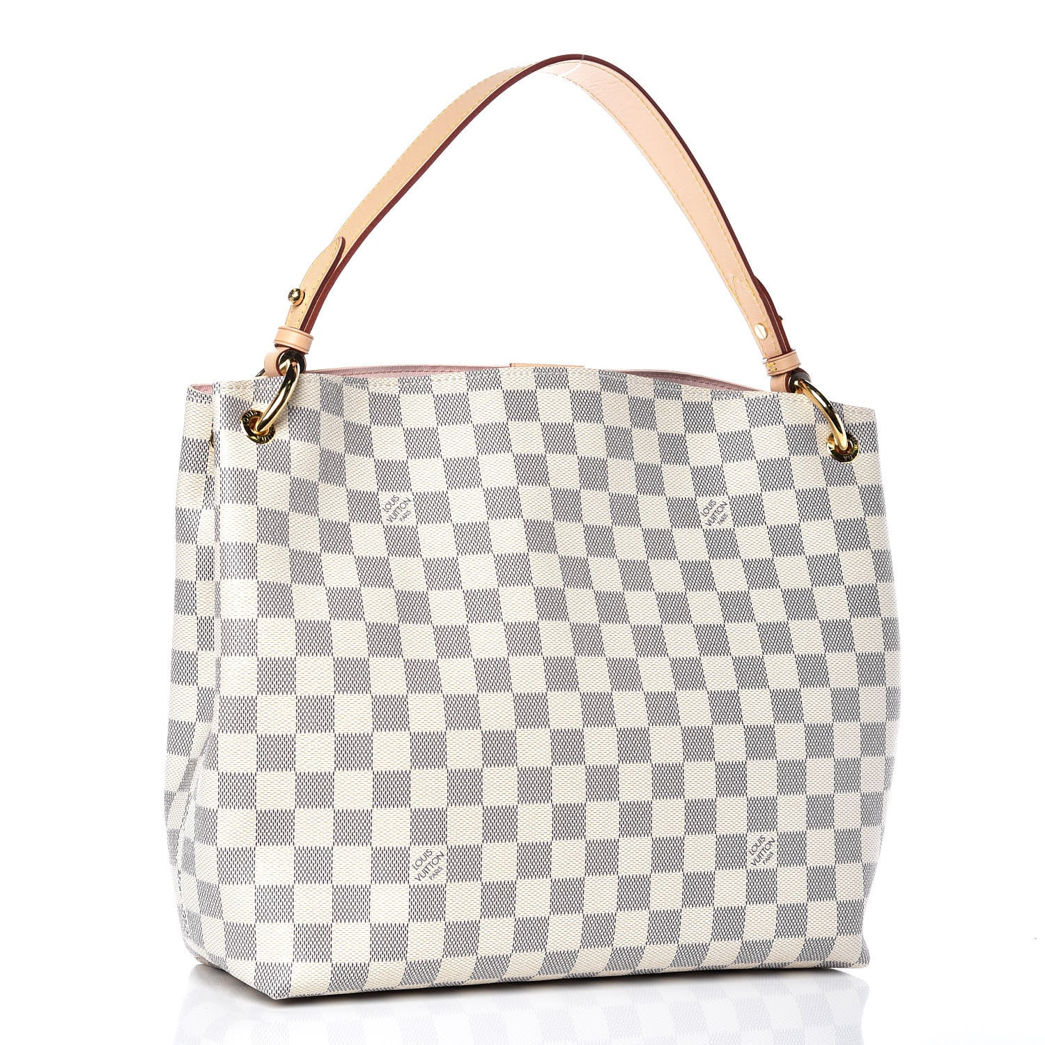 Louis Vuitton Damier Azur Graceful PM Rose Ballerine 2 of 14