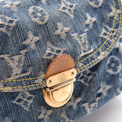 Louis Vuitton Monogram Denim Mini Pleaty Blue 12 of 15