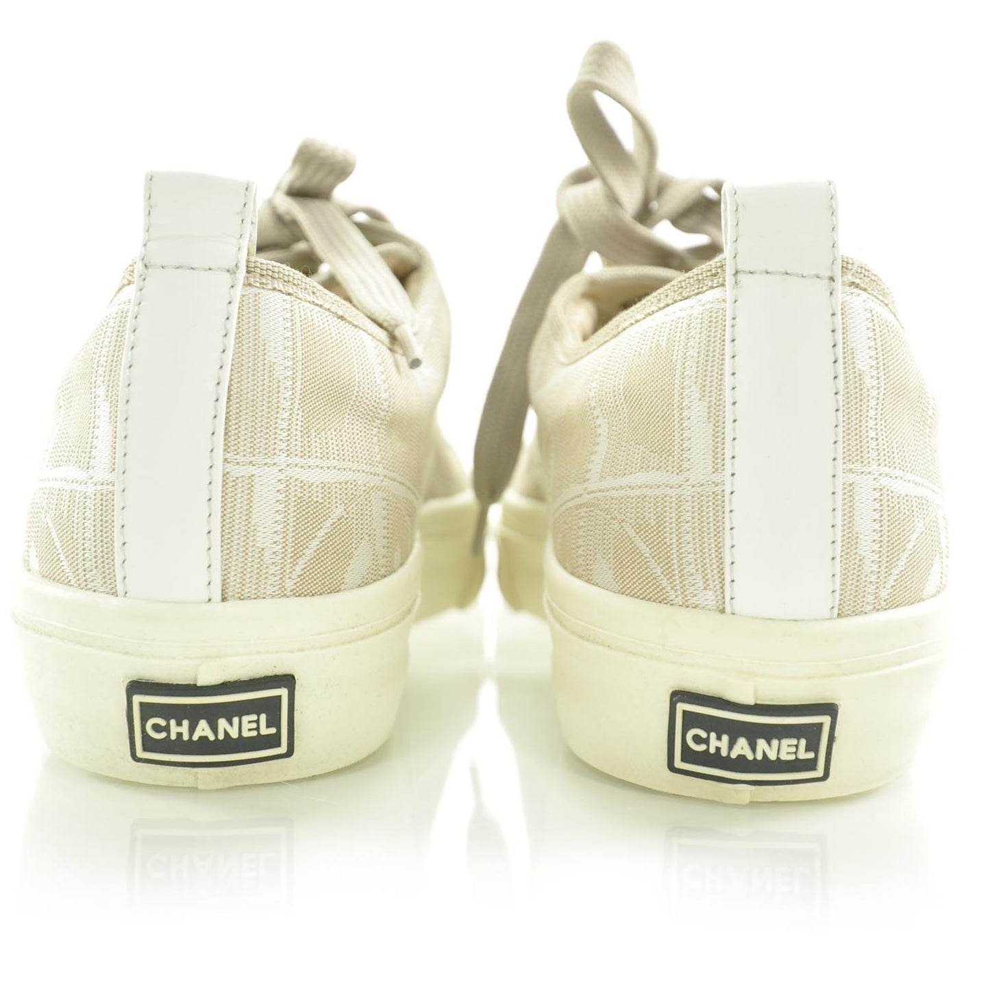 Nylon Travel Sneakers 41 Beige