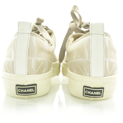 Chanel Nylon Travel Sneakers 41 Beige 4 of 7