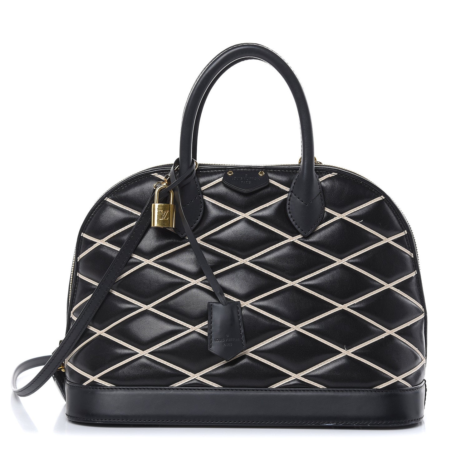 Lambskin Malletage Alma PM Black