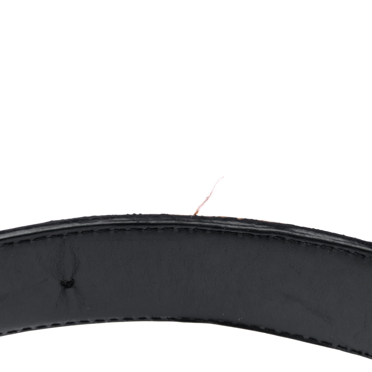 Louis Vuitton Calfskin Monogram 40mm LV Initiales Reversible Belt 85 34 Black 6 of 6
