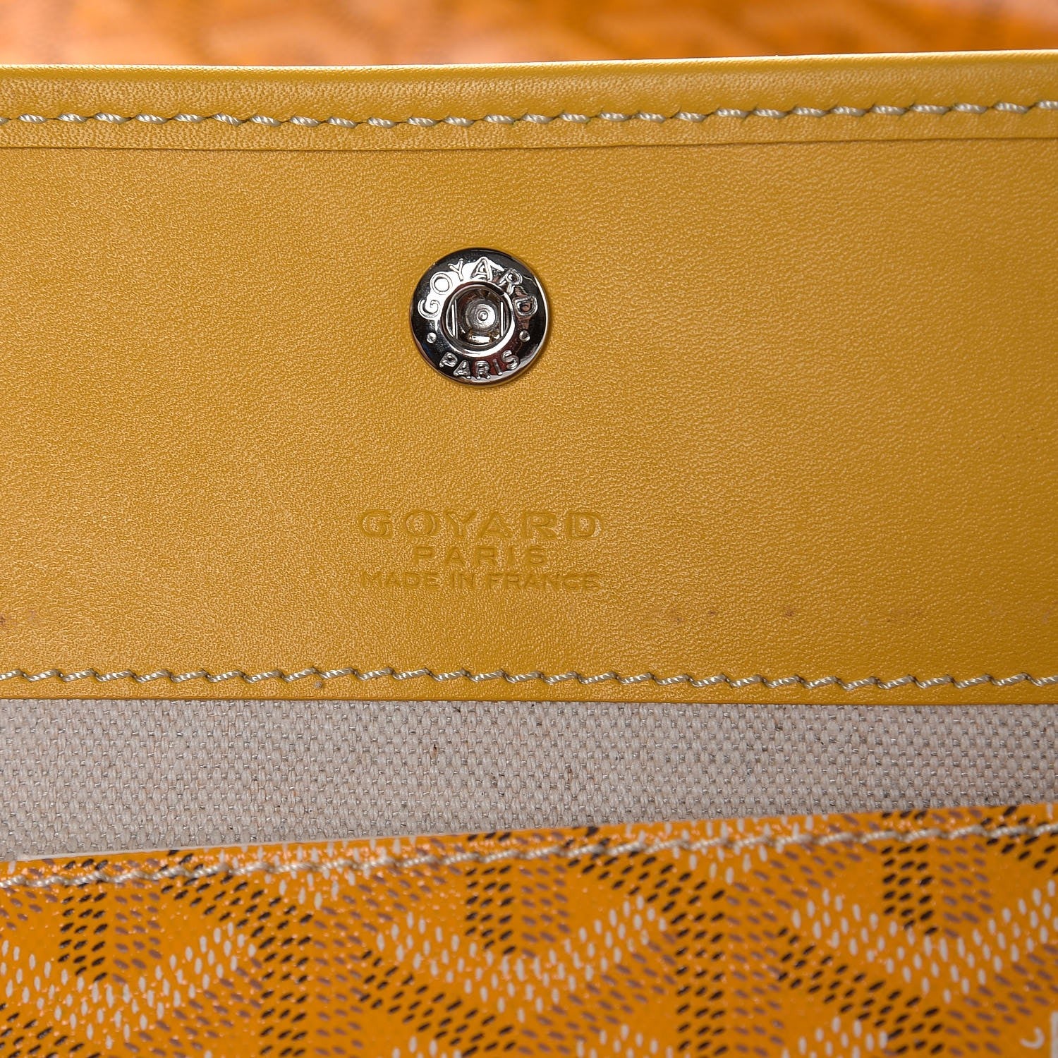 Goyard Goyardine Saint Louis GM Yellow 7 of 11
