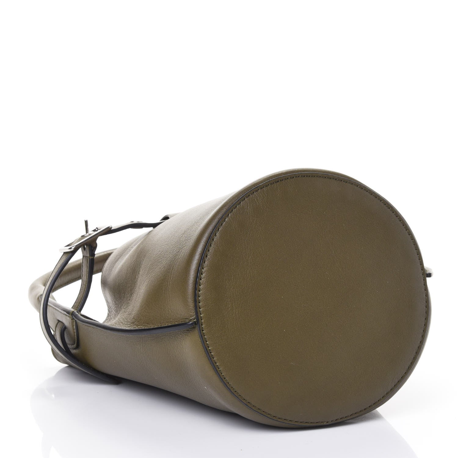 Celine Smooth Calfskin Nano Big Bag Bucket Army Green 3 of 4