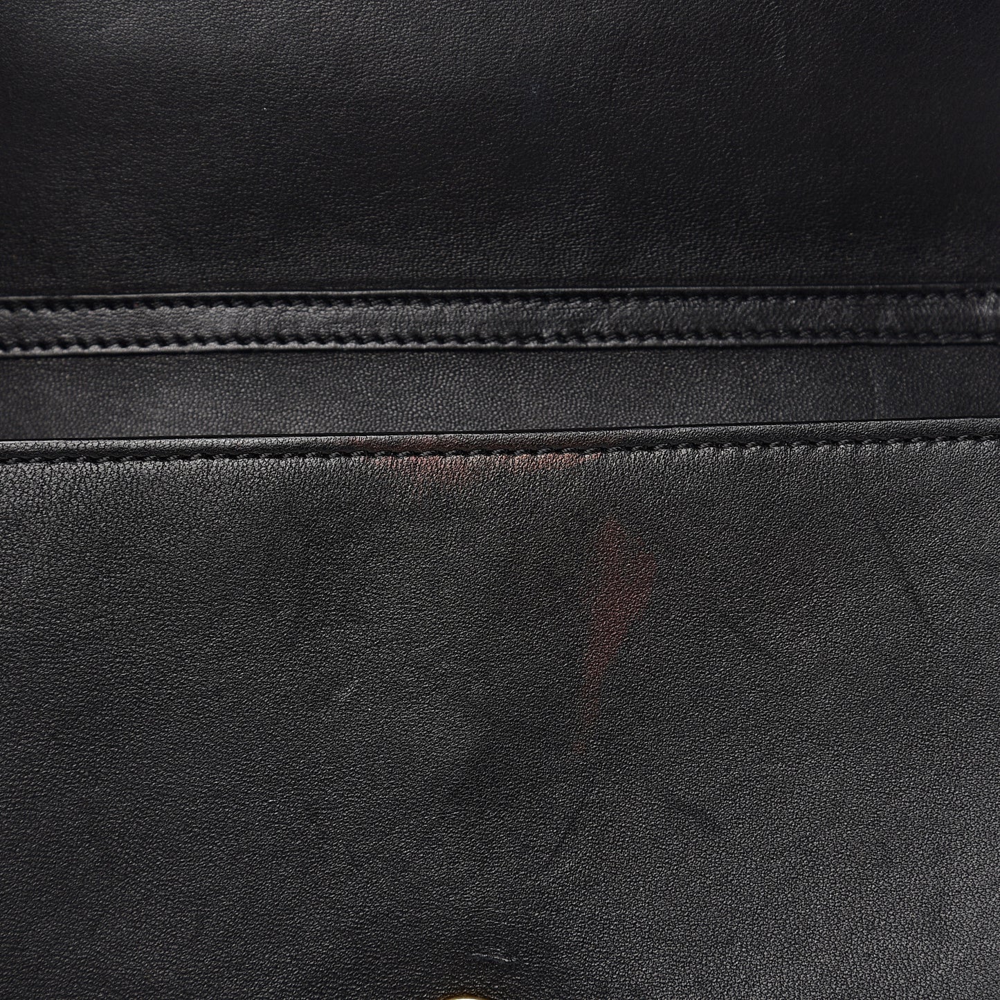 Vitello Studded Palazzo Medusa Evening Clutch Bag Black