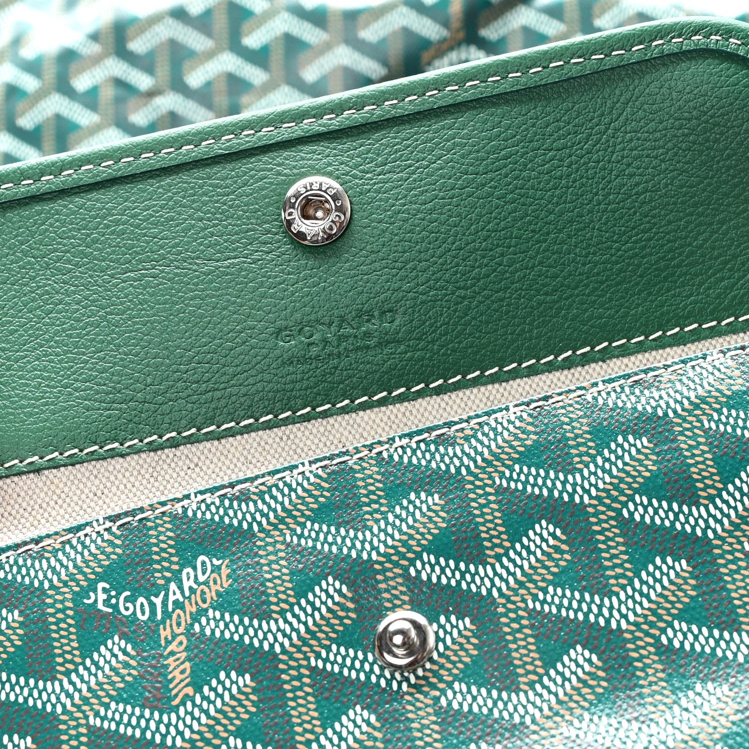 Goyard Goyardine Saint Louis GM Green 7 of 12