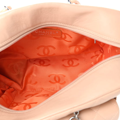Chanel Calfskin Quilted Small Cambon Multipocket Reporter Beige 4 of 4