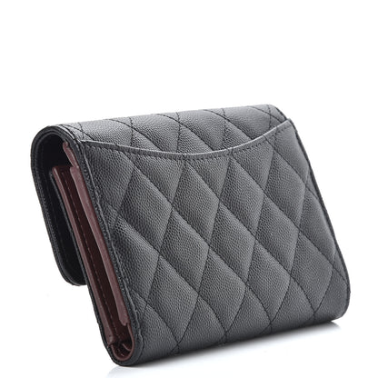 Chanel Caviar Quilted Medium Flap Wallet Black 3 of 10