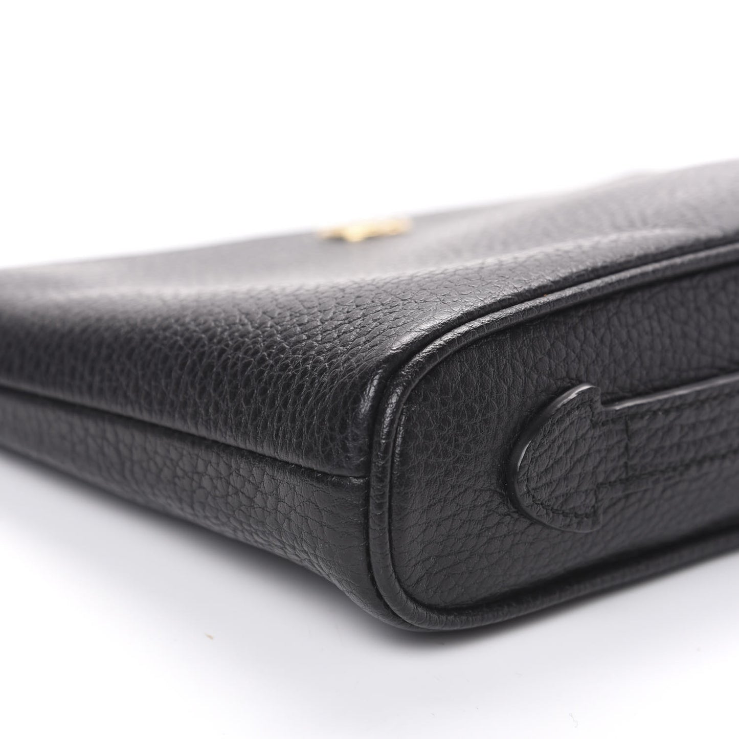 Calfskin GG Marmont Zip Pouch Black
