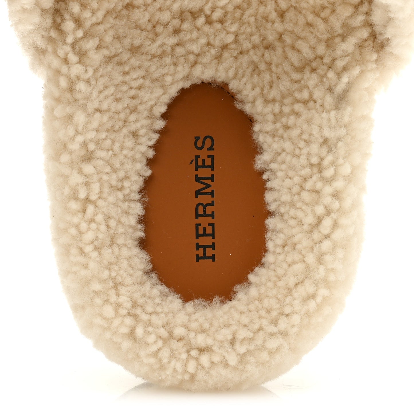 Suede Goatskin Woolskin Womens Chypre Sandals 40 Naturel Ecru