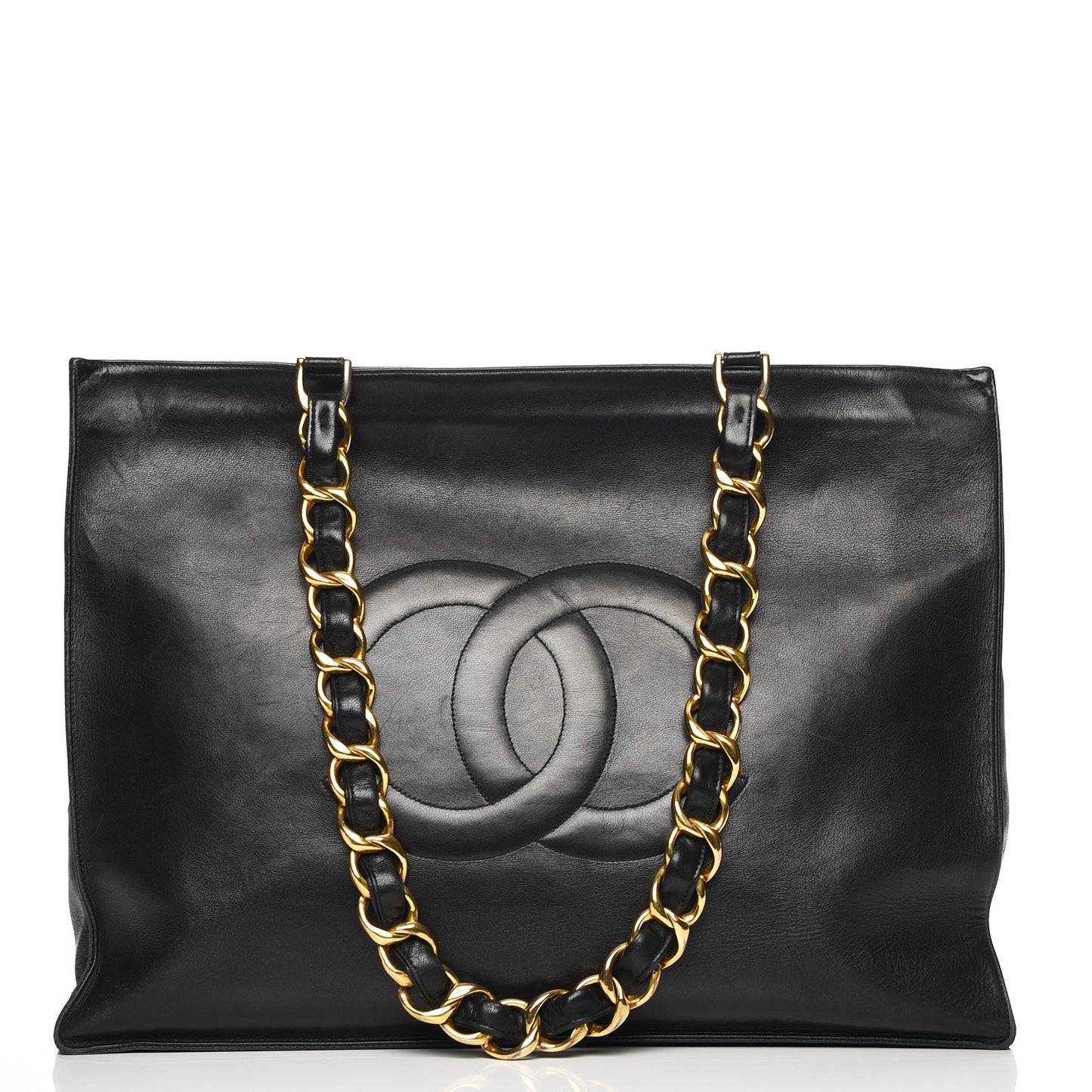 Lambskin CC Tote Black