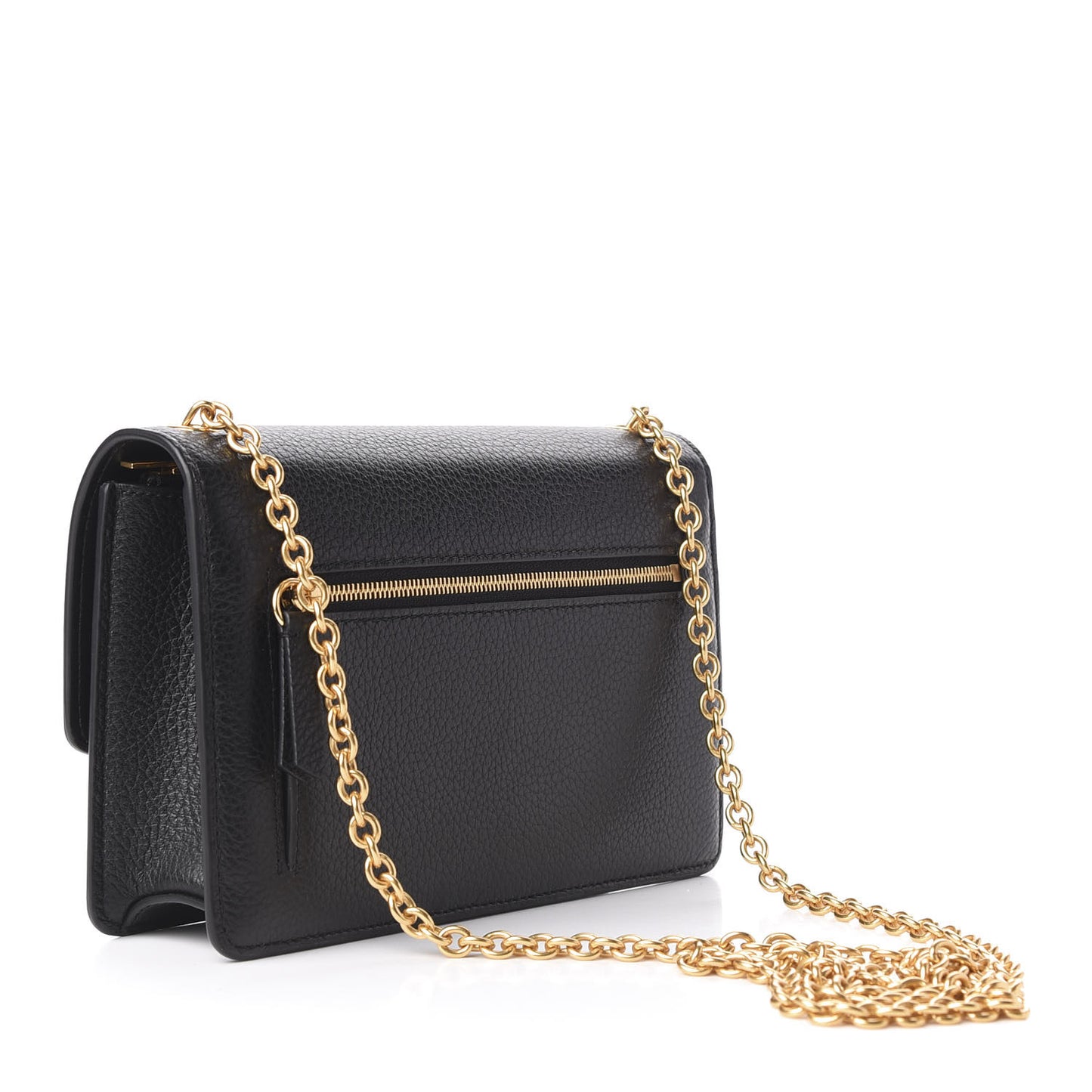 Small Classic Grain Calfskin Small Darley Black