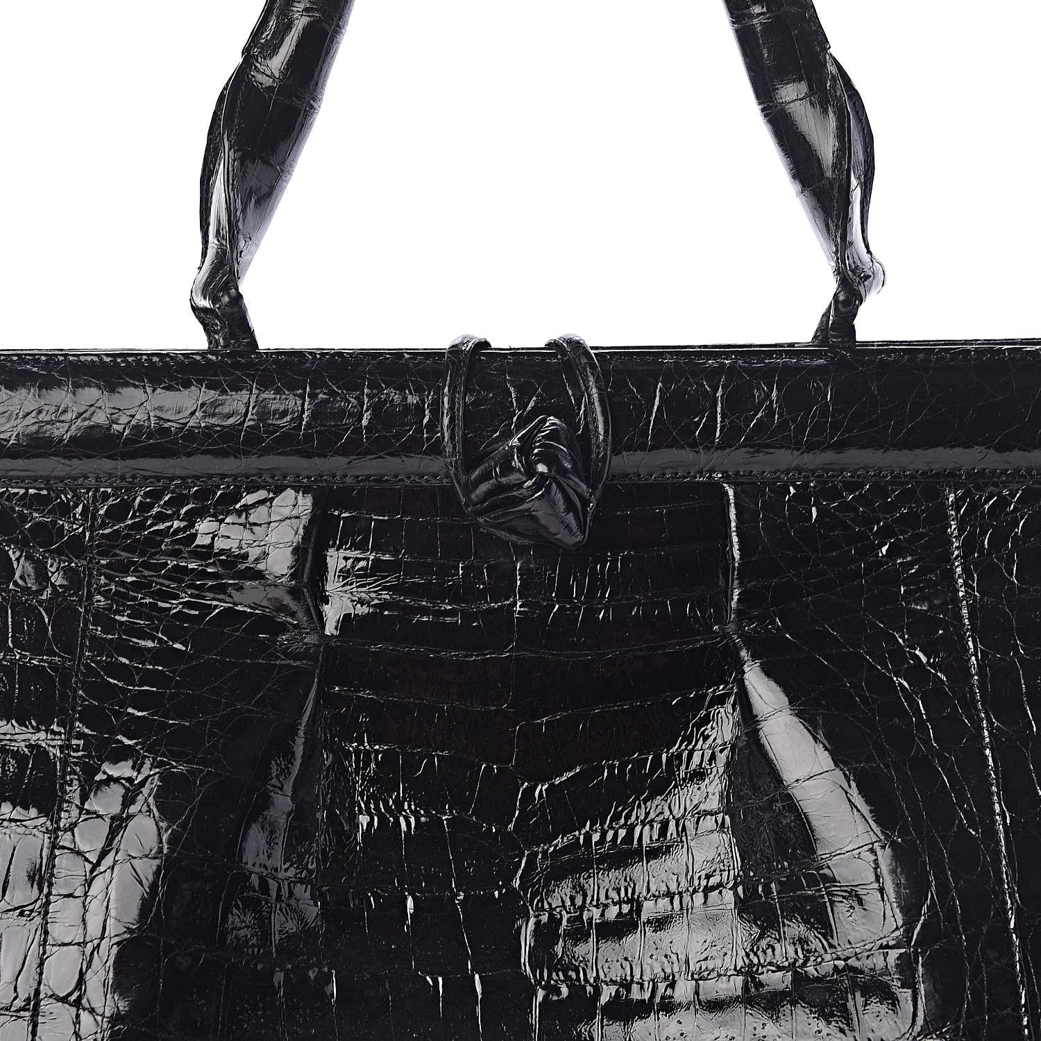 Nancy Gonzalez Crocodile Tote Black 7 of 9