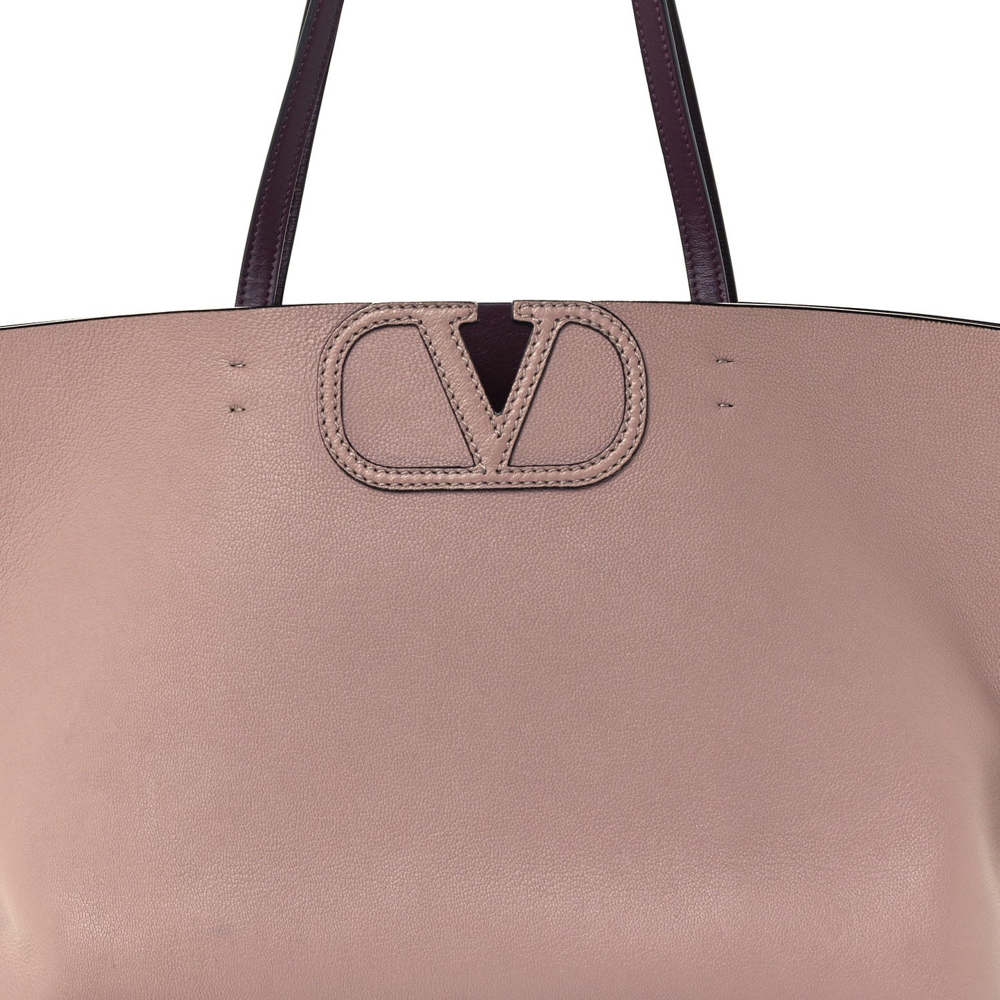 Calfskin Large Vlogo Fillme Tote Pink