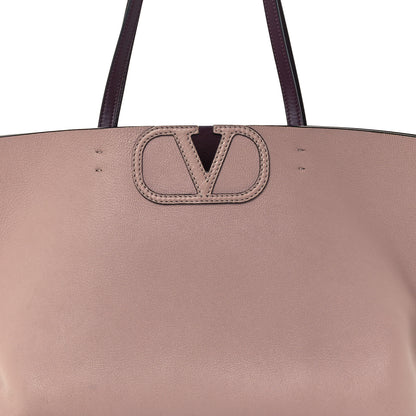 Valentino Garavani Calfskin Large Vlogo Fillme Tote Pink 7 of 9