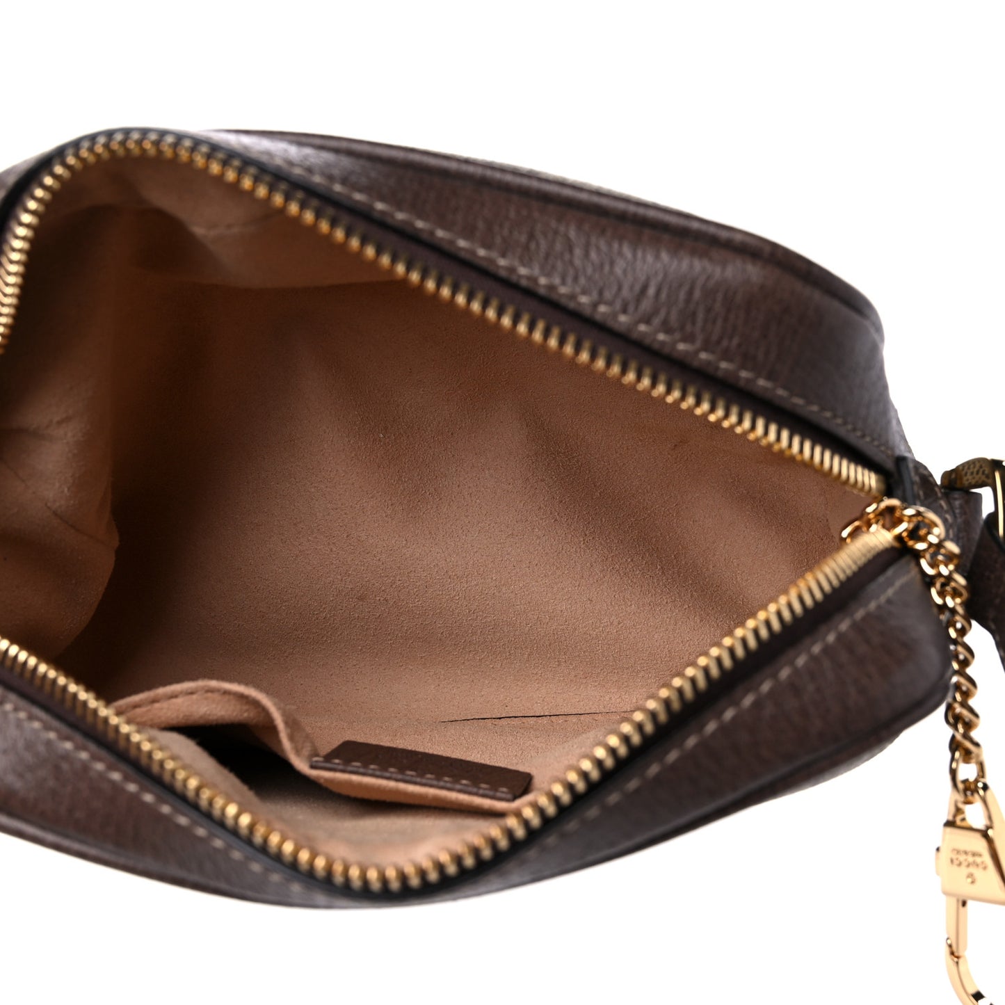 GG Supreme Monogram Web Mini Ophidia Shoulder Bag Brown