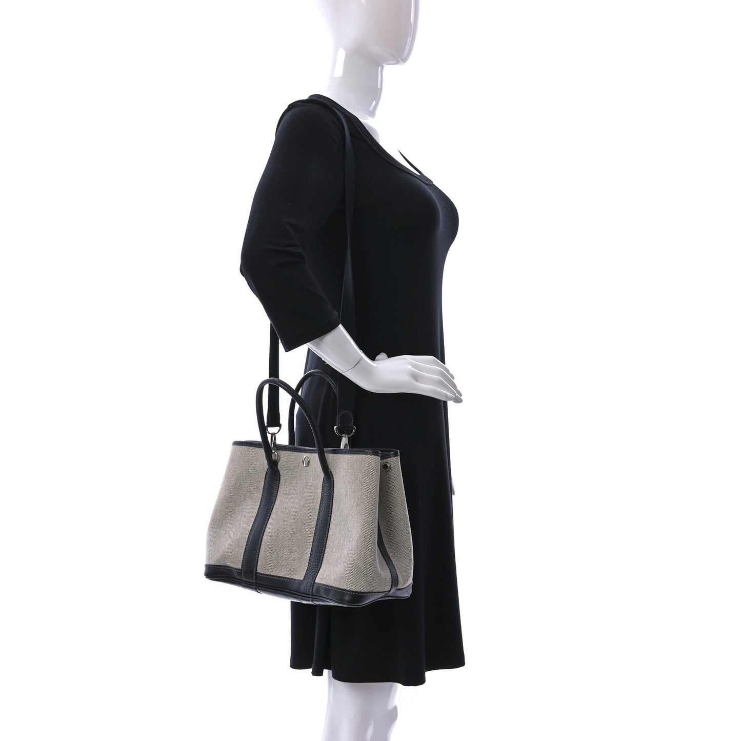 Twill D H Negonda Garden Party 30 TPM Ecru Black