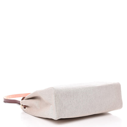 Hermes Toile Calfskin Herbag 39 GM Natural 5 of 18